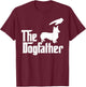 Corgi Dog Dad The DogFather Funny Dogs Lovers Women Kids T-Shirt - T-Shirt | Maroon