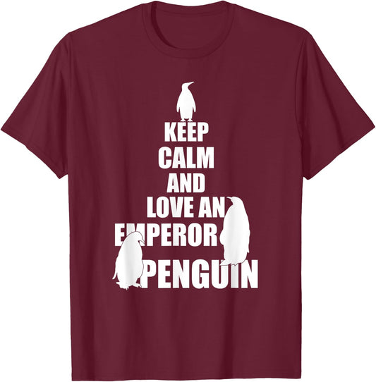 Emperor Penguin Shirt T-Shirt - T-Shirt | Maroon