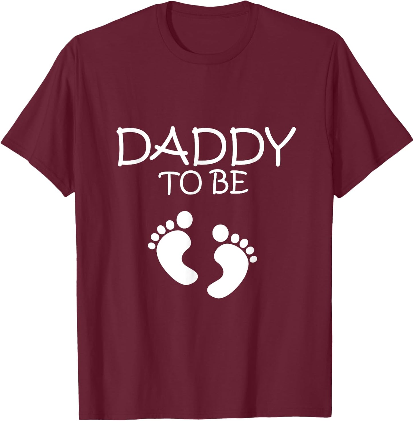 DADDY TO BE New Dad Gift T-Shirt - T-Shirt | Maroon