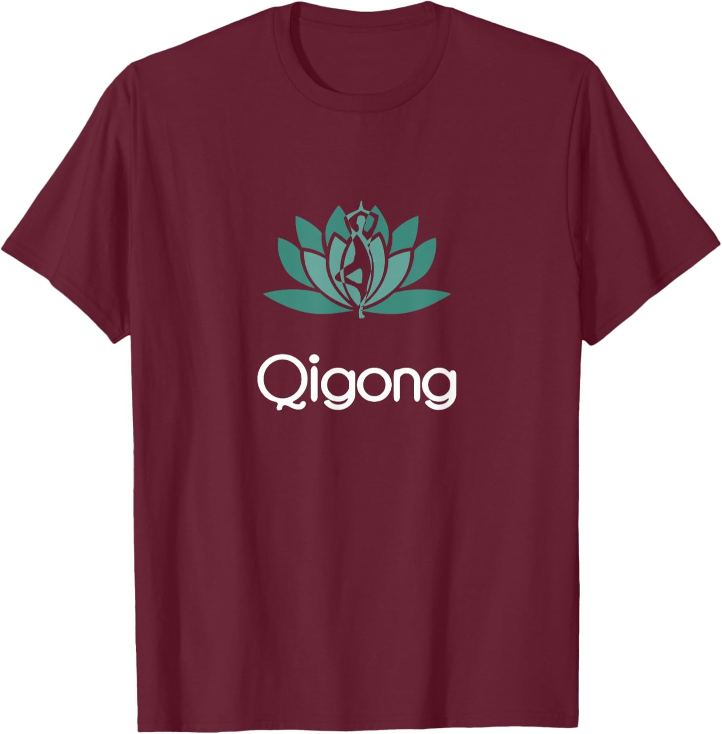 Qi Gong (Chi Kung) - for Instructors / Practitioners T-Shirt - T-Shirt | Maroon