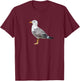 Seagull T-Shirt - T-Shirt | Maroon