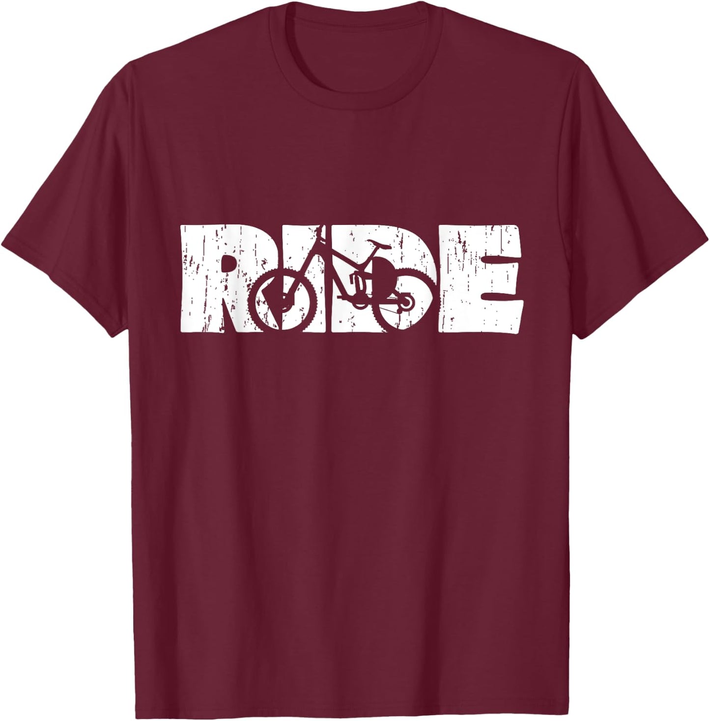 Ride Your Mountain Bike MTB T-Shirt - T-Shirt | Maroon