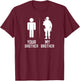 My Brother Military Brother Of A Soldier Brother T-Shirt - T-Shirt | Maroon