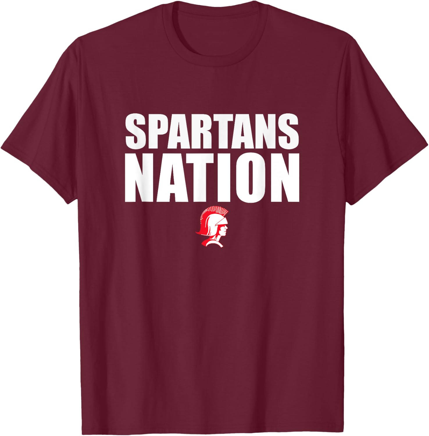 Connersville Spartans Logo Nation HS T-Shirt - T-Shirt | Maroon