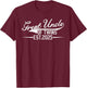 Great Uncle Of Twins 2025 Promoted To Great Uncle Of Twins T-Shirt - T-Shirt | Maroon