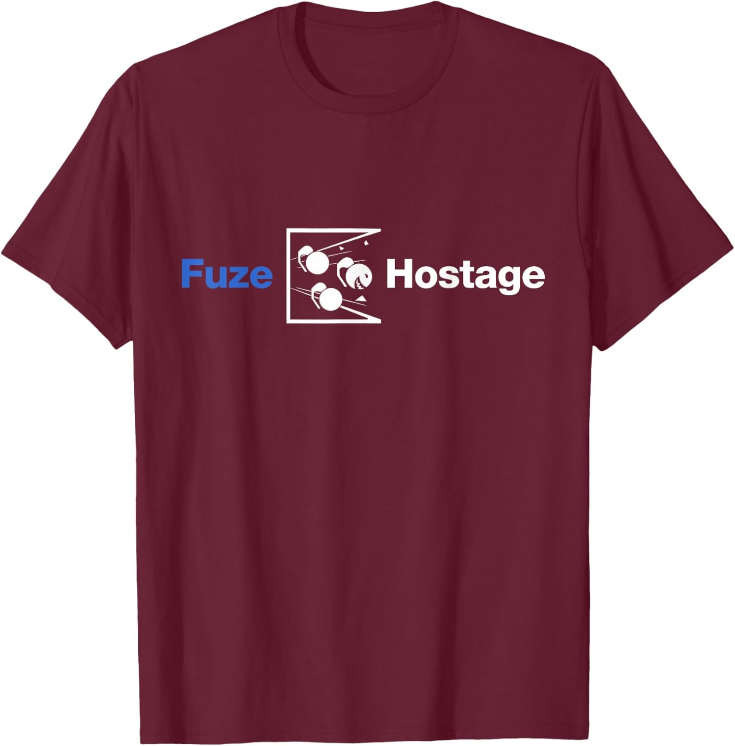 Fuze Hostage - Funny Gaming Shirt T-Shirt - T-Shirt | Maroon