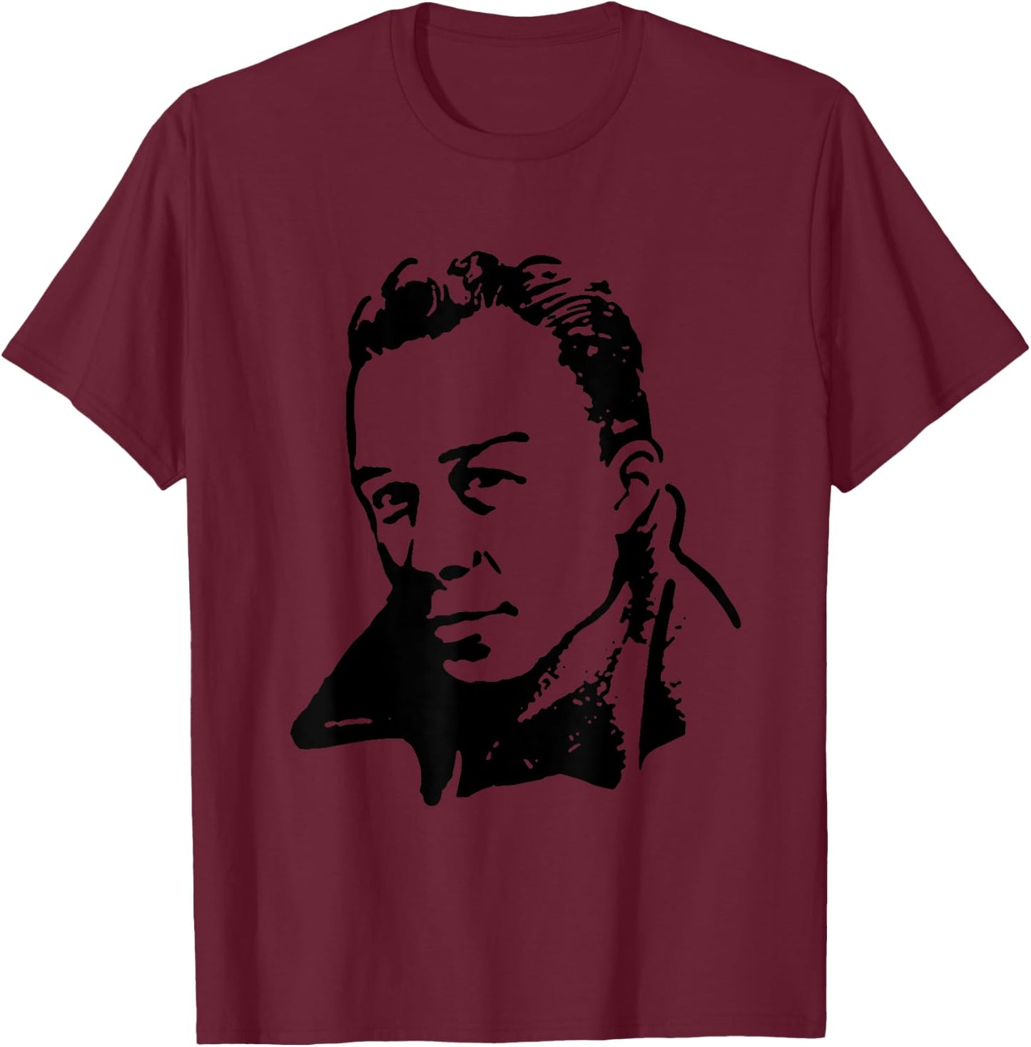 Albert Camus Shirt T-Shirt - T-Shirt | Maroon