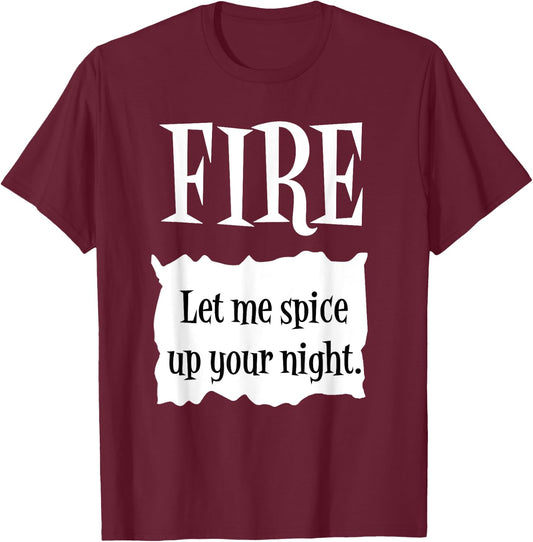 FIRE - Hot Packet Halloween Taco Costume T-Shirt - T-Shirt | Maroon