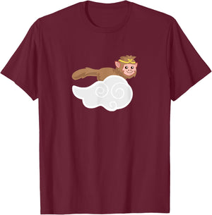 Sun Wukong Monkey King T-Shirt - T-Shirt | Maroon