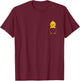 Kids Women Men Funny Animal in Pocket Cute Pocket Chicken T-Shirt - T-Shirt | Maroon