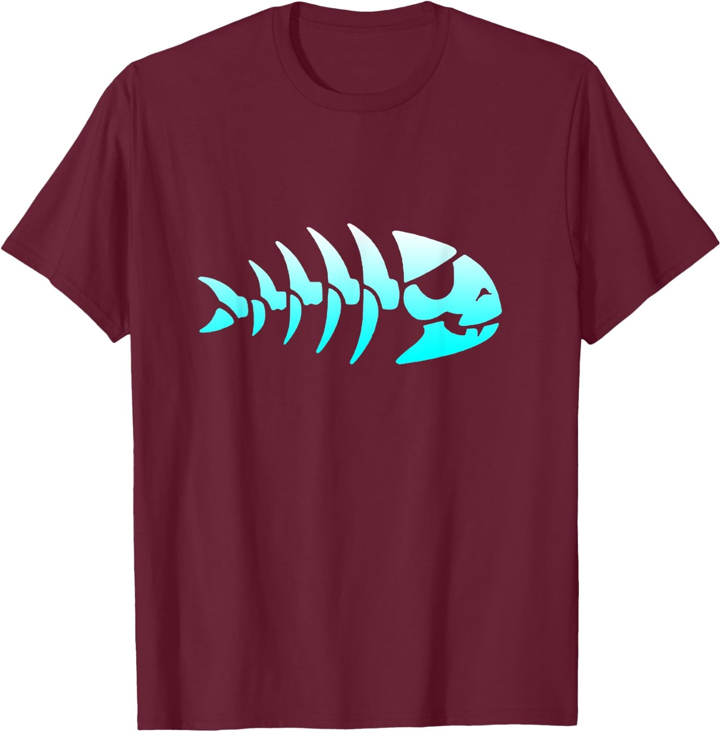 Pirate Fish Flying Spaghetti Monster FSM Pastafari T-Shirt - T-Shirt | Maroon