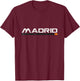 Madrid Spain Vintage Retro T-Shirt - T-Shirt | Maroon