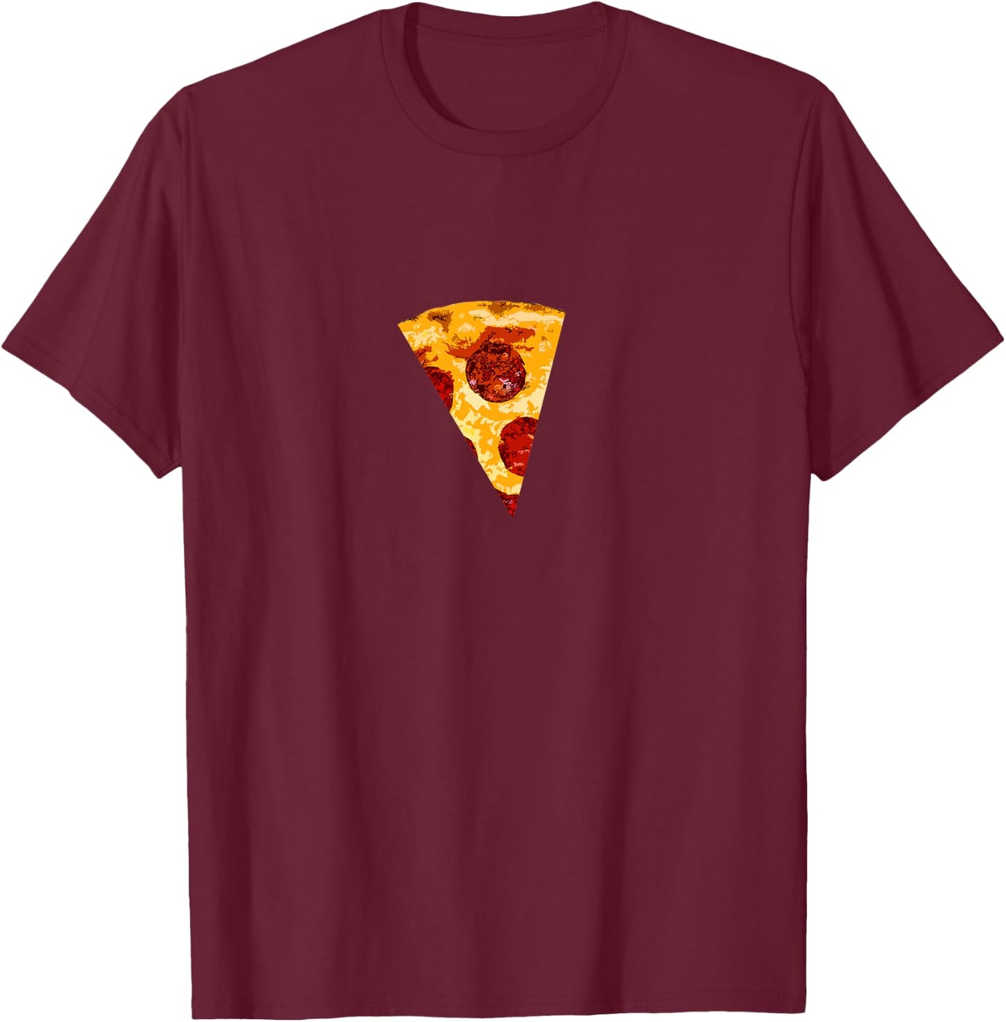MATCHING PIZZA Shirts Son or Daughter and Dad or Mom Slice T-Shirt - T-Shirt | Maroon