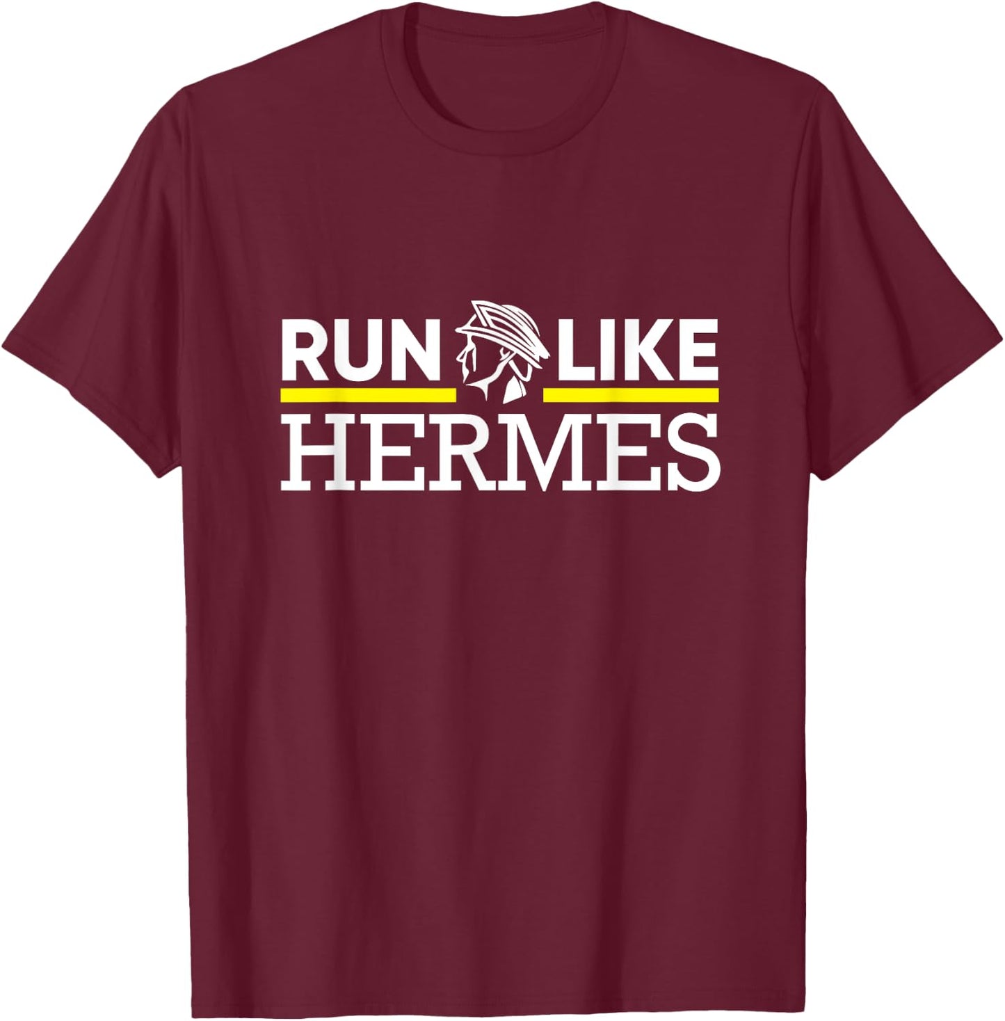 Run Like Hermes T-Shirt - T-Shirt | Maroon