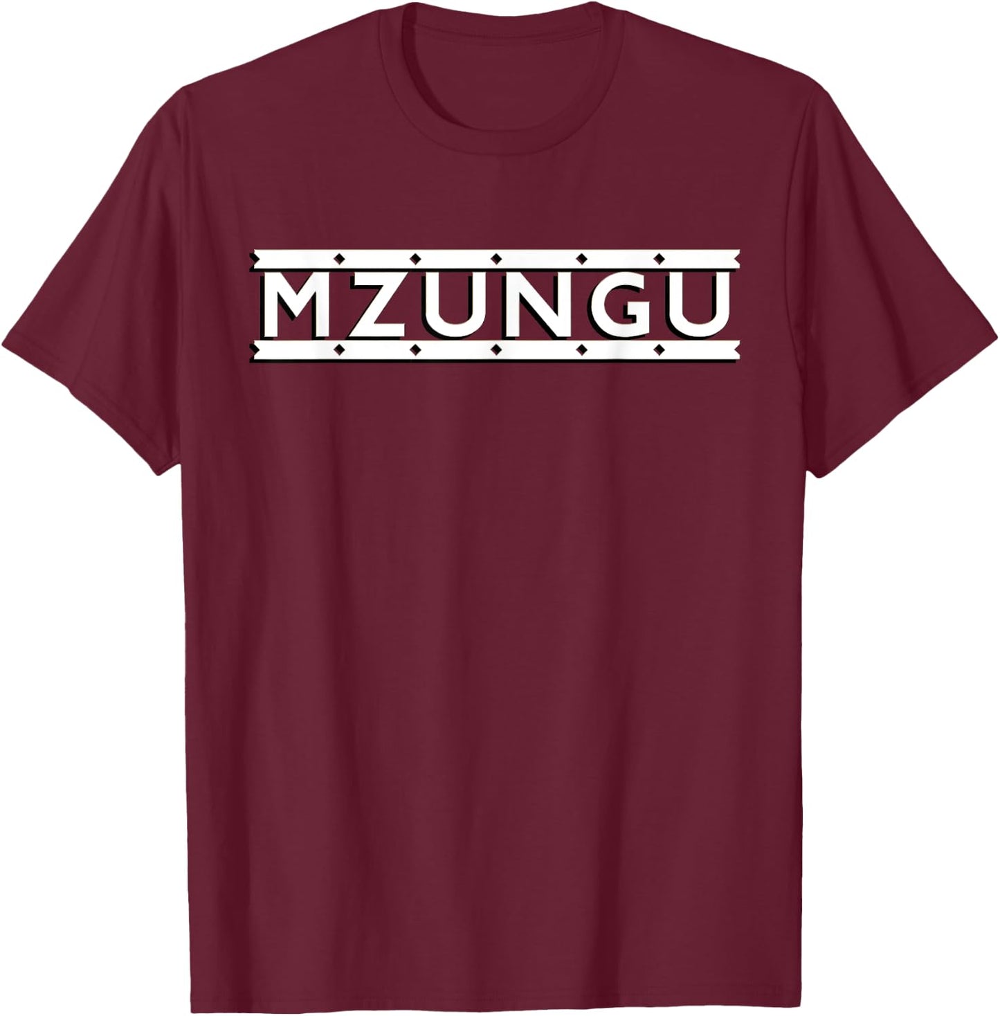 Mzungu Gift T-Shirt - T-Shirt | Maroon
