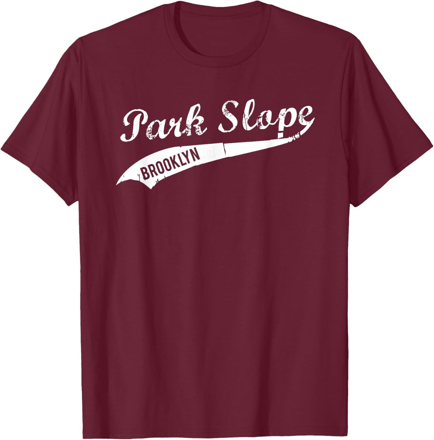 Park Slope Brooklyn T-Shirt - T-Shirt | Maroon