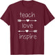 Back To School Teacher First Day of School Teacher Men Women Kids T-Shirt - T-Shirt | Maroon