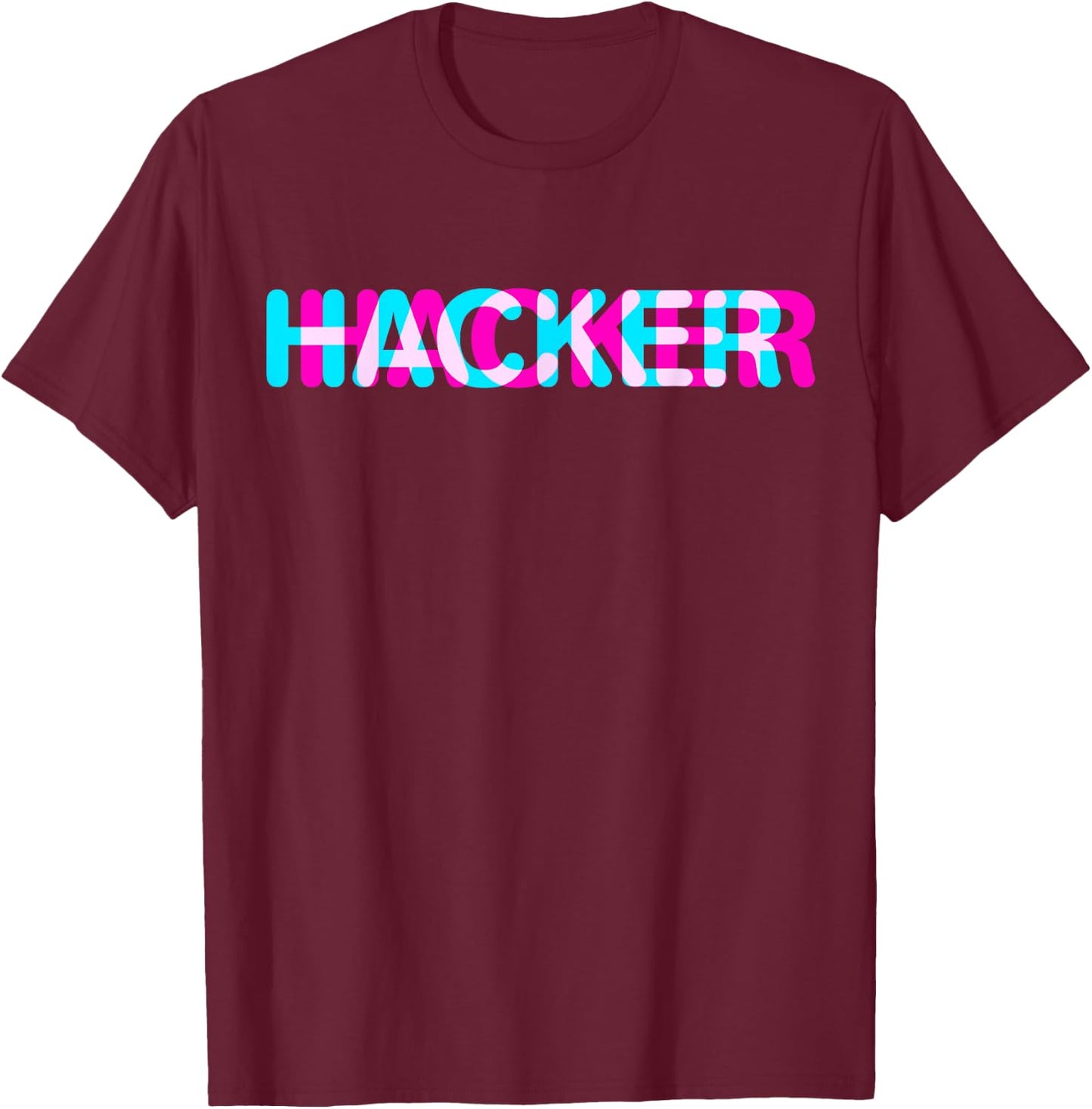 Hacker T-Shirt - T-Shirt | Maroon