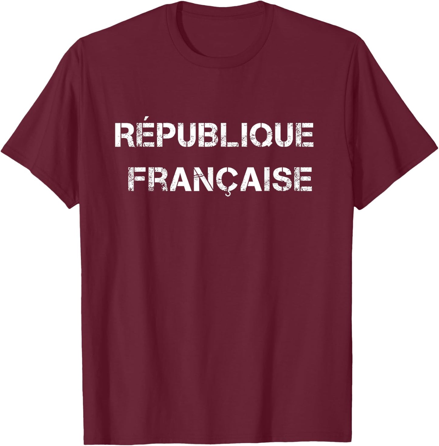 France In French T-Shirt - T-Shirt | Maroon