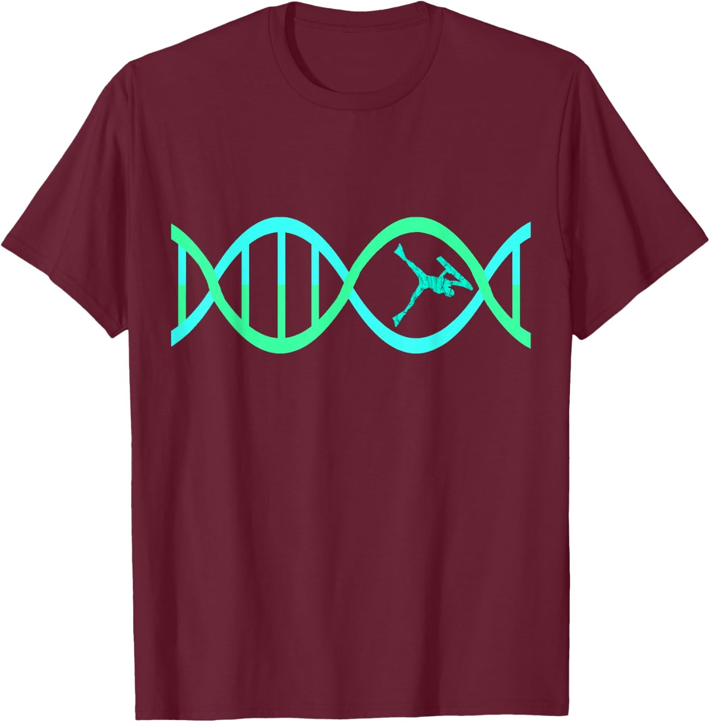 Bodyboarder DNA Bodyboarding Genetic Watersport T-Shirt - T-Shirt | Maroon