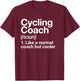 Cycling Coach Bicycle Sports Definition Trainer Instructor T-Shirt - T-Shirt | Maroon