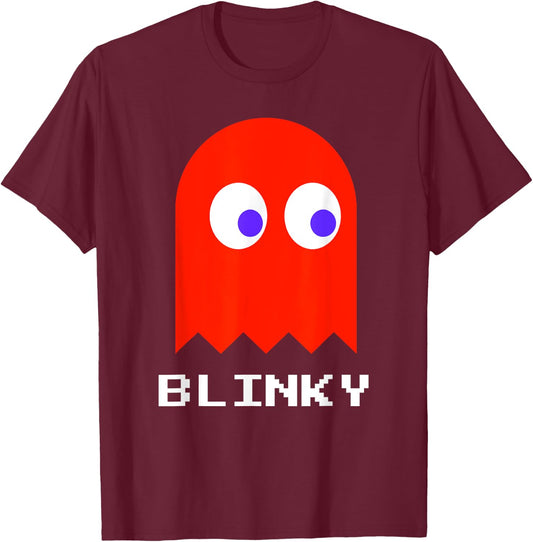 Retro Gamer Nerd BLINKY Halloween Costume T-Shirt - T-Shirt | Maroon