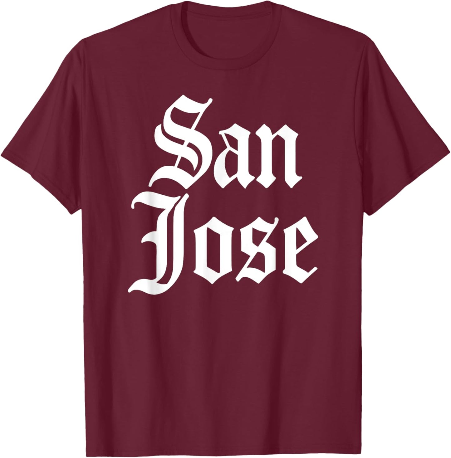 San Jose California 408 Nor Cal Palm Bay Area Tech Gilroy T-Shirt - T-Shirt | Maroon