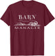 Barn Manager T-Shirt - T-Shirt | Maroon