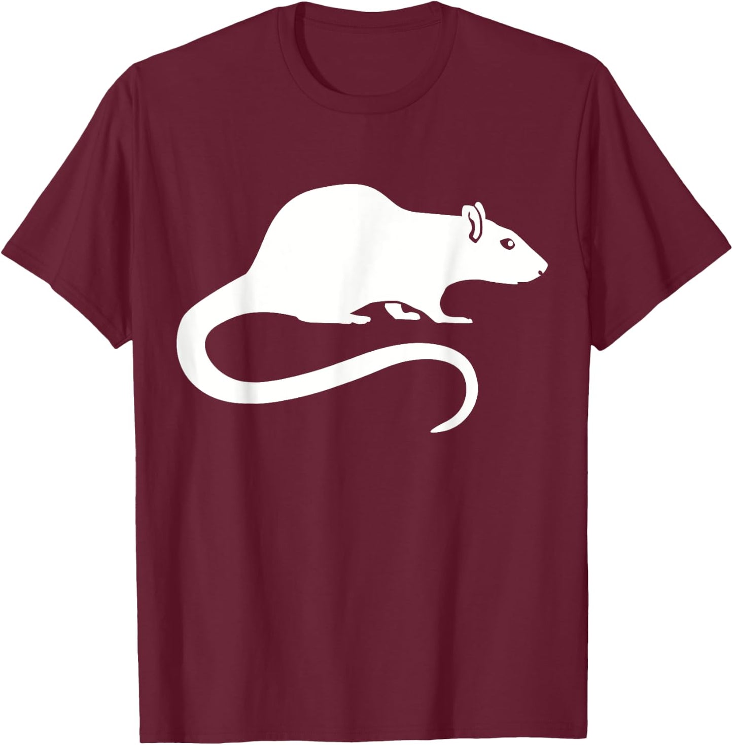 White rat T-Shirt - T-Shirt | Maroon