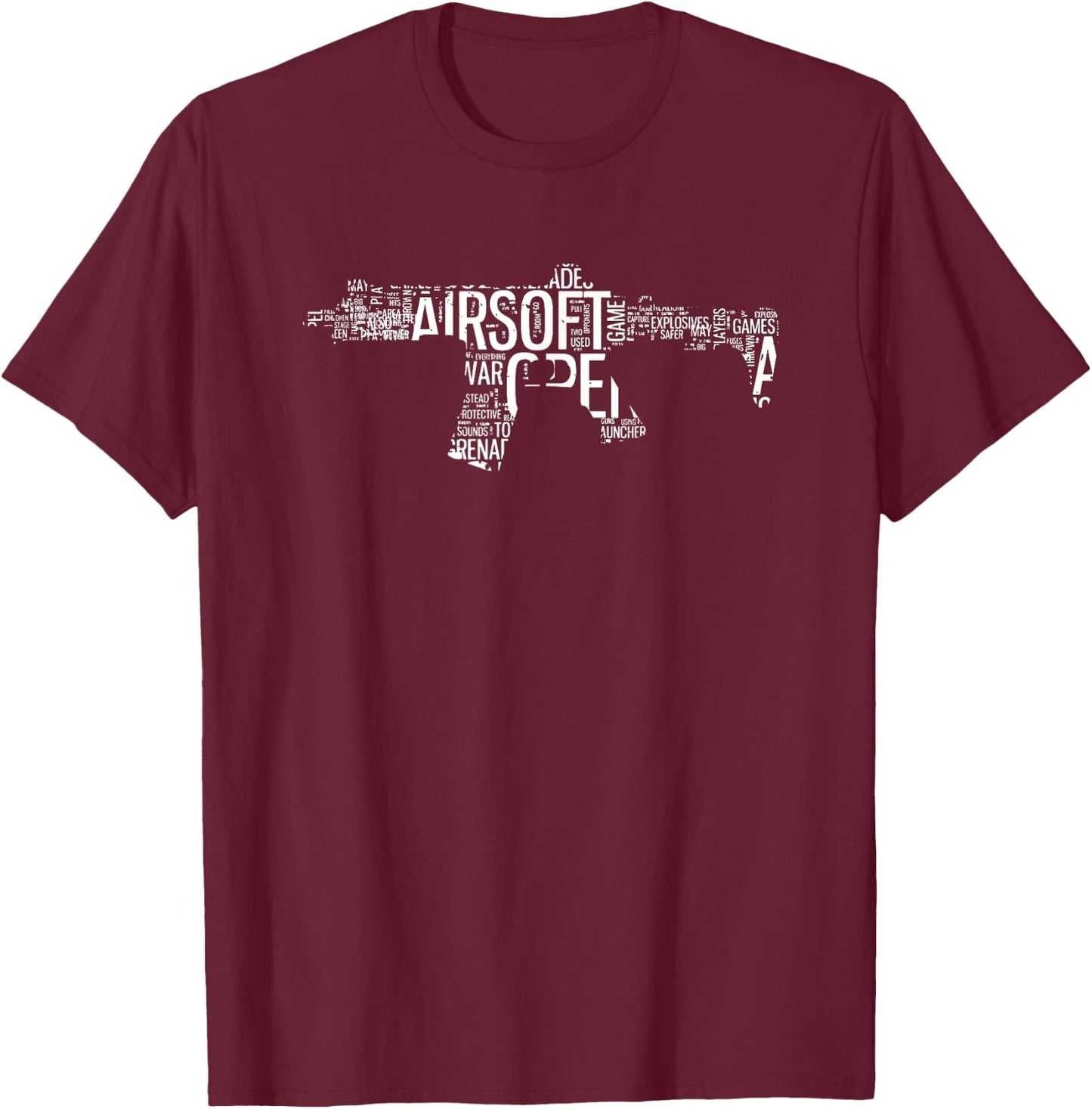 Funny Airsoft - Pellet Gun -Shooting Sport Gift T-Shirt - T-Shirt | Maroon