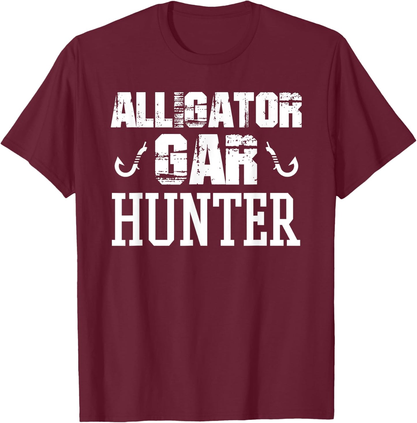 Alligator Gar Fishing Hunter Hobby T Shirt T-Shirt - T-Shirt | Maroon