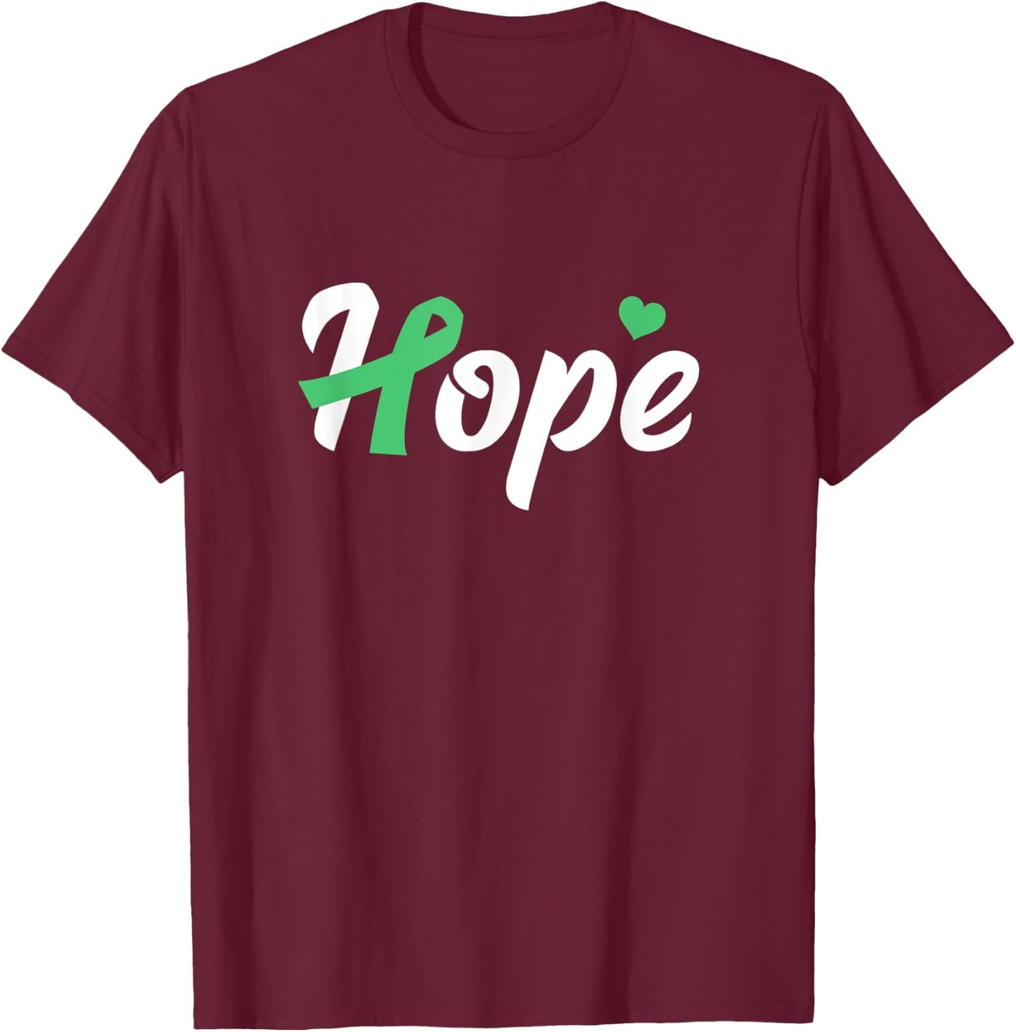 Liver Cancer Awareness T-Shirt - T-Shirt | Maroon