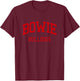 Bowie High School HS Austin TX Retro Sports T-Shirt - T-Shirt | Maroon