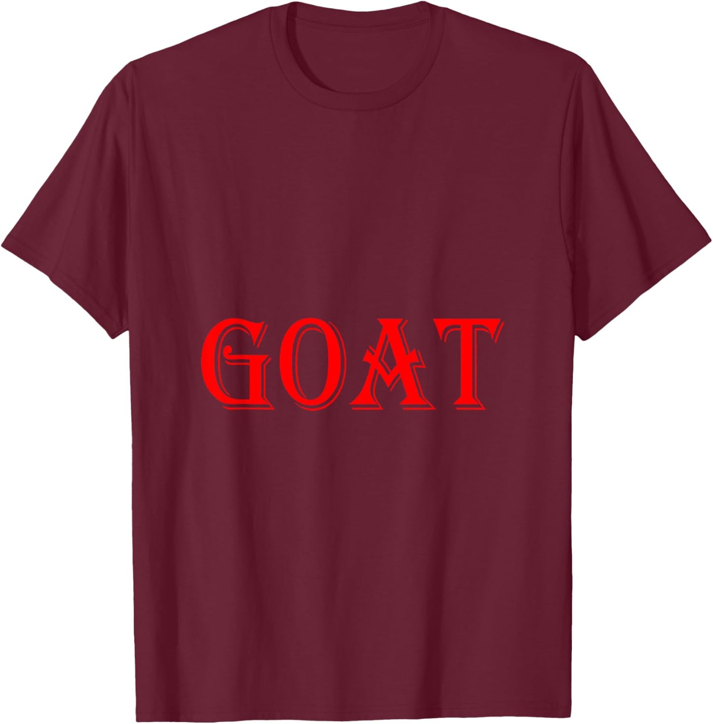 The GOAT design T-Shirt - T-Shirt | Maroon