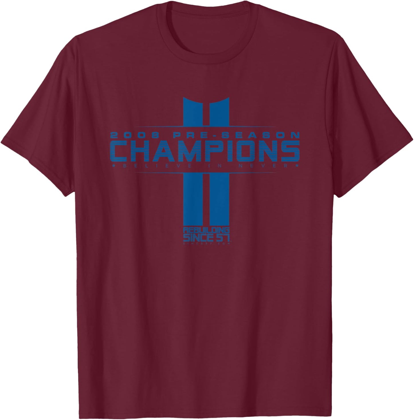 2008 Pre Season Champs T-Shirt - T-Shirt | Maroon