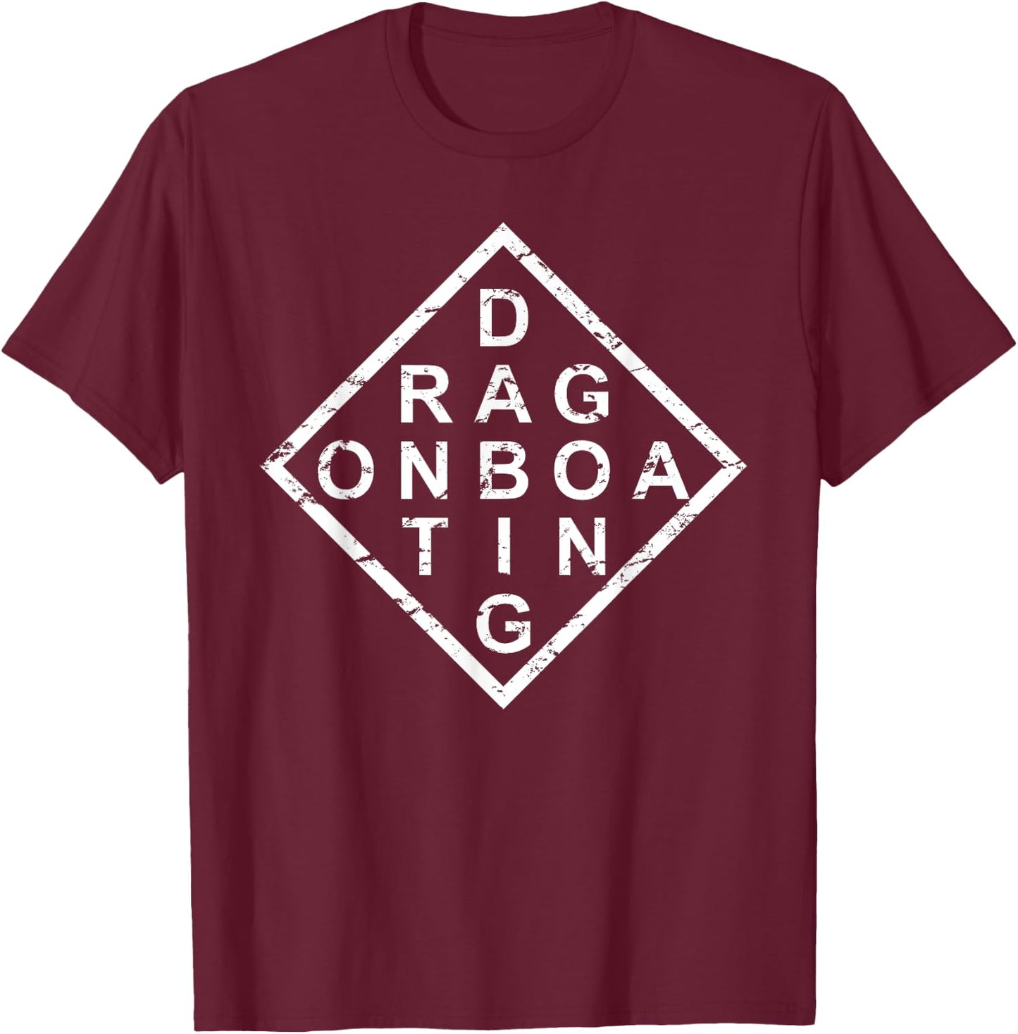Stylish Dragon Boating T-Shirt - T-Shirt | Maroon
