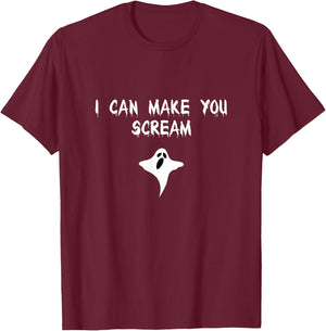 Halloween Fun Make you scream T-Shirt - T-Shirt | Maroon