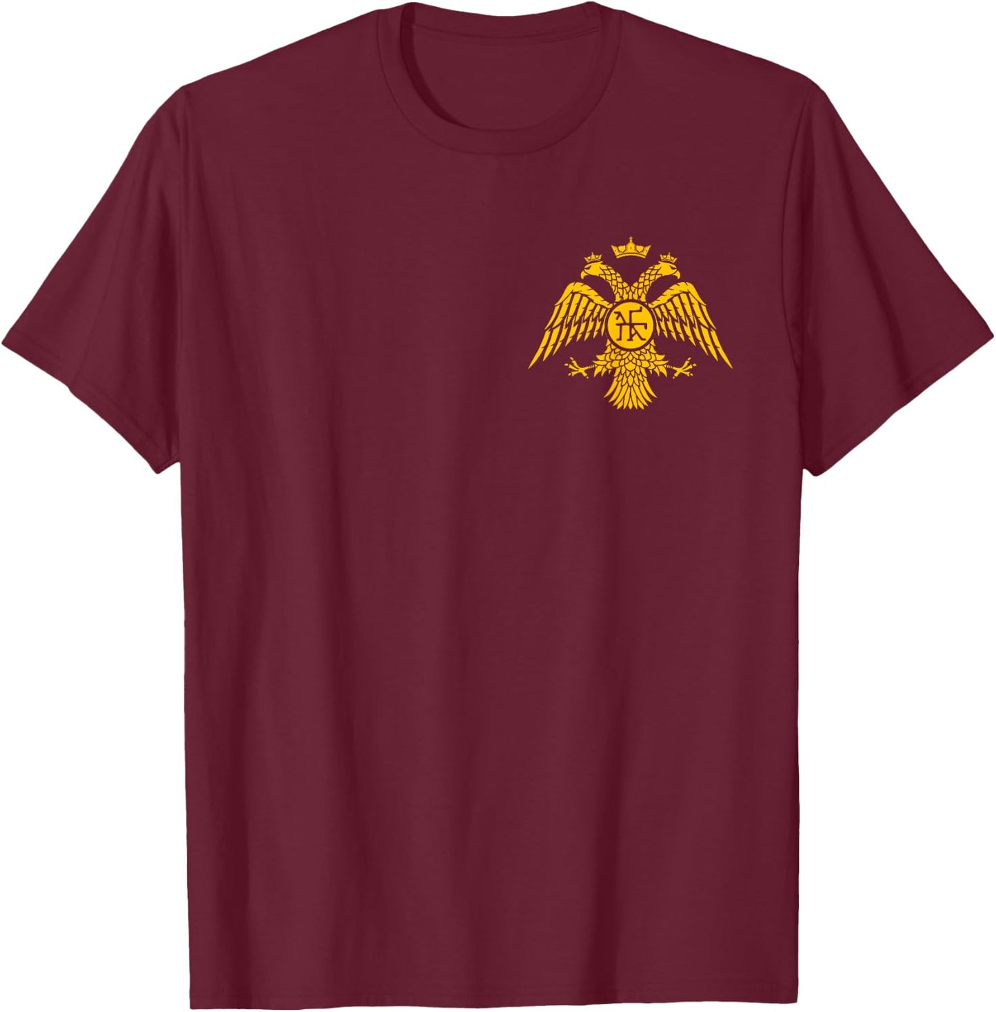 Small Eagle - Constantinople Byzantine T-Shirt - T-Shirt | Maroon