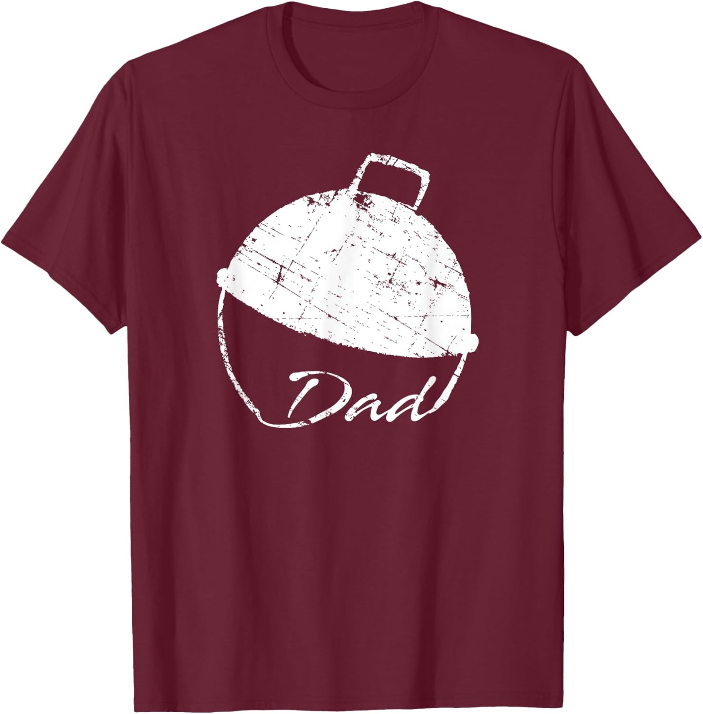 Fishing Bobber Dad Lake Father's Day Gift Light T-Shirt - T-Shirt | Maroon
