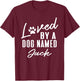 Personalized Dog Name Jack - Pet Lover Paw Print T-Shirt - T-Shirt | Maroon
