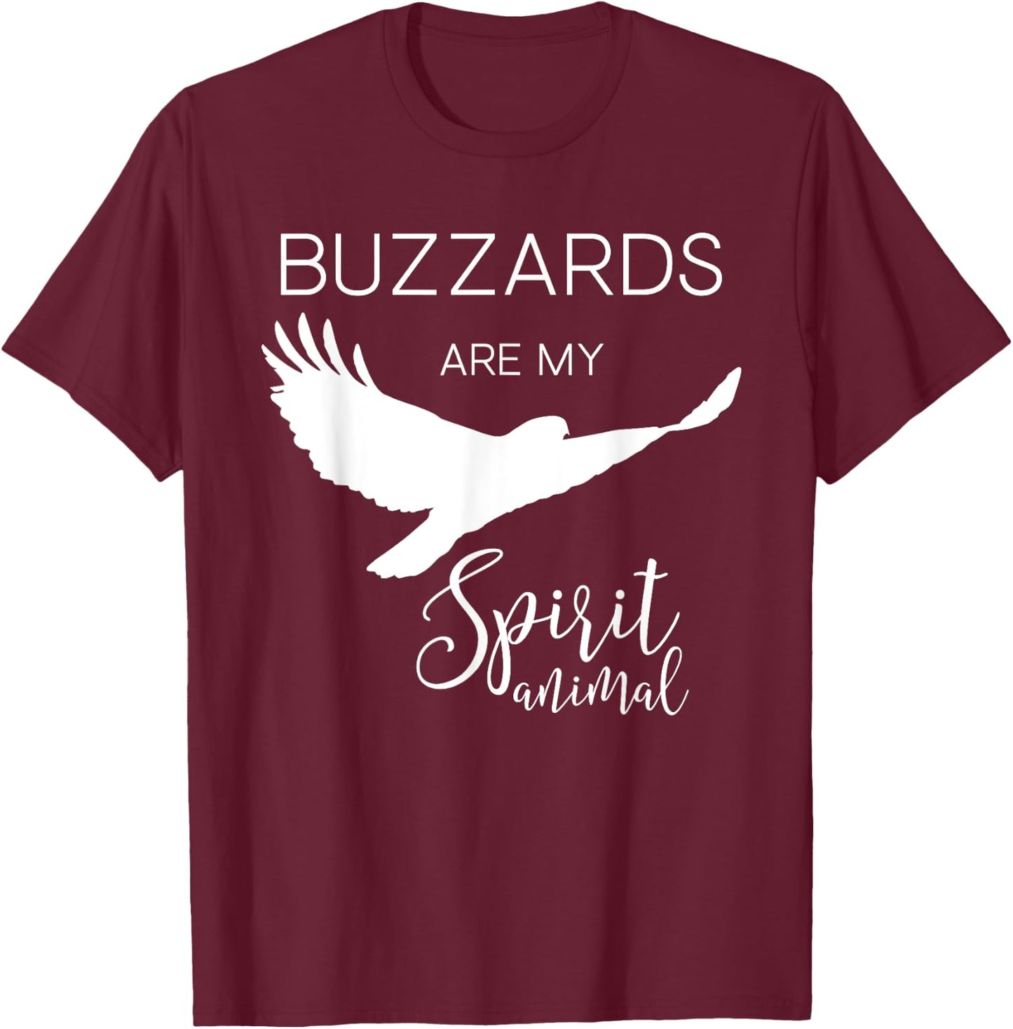 Buzzard Turkey Vulture Spirit Animal J000371 T-Shirt - T-Shirt | Maroon