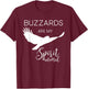 Buzzard Turkey Vulture Spirit Animal J000371 T-Shirt - T-Shirt | Maroon