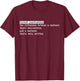 Funny Grammar Teacher and Punny Punctuation Men Women T-Shirt - T-Shirt | Maroon