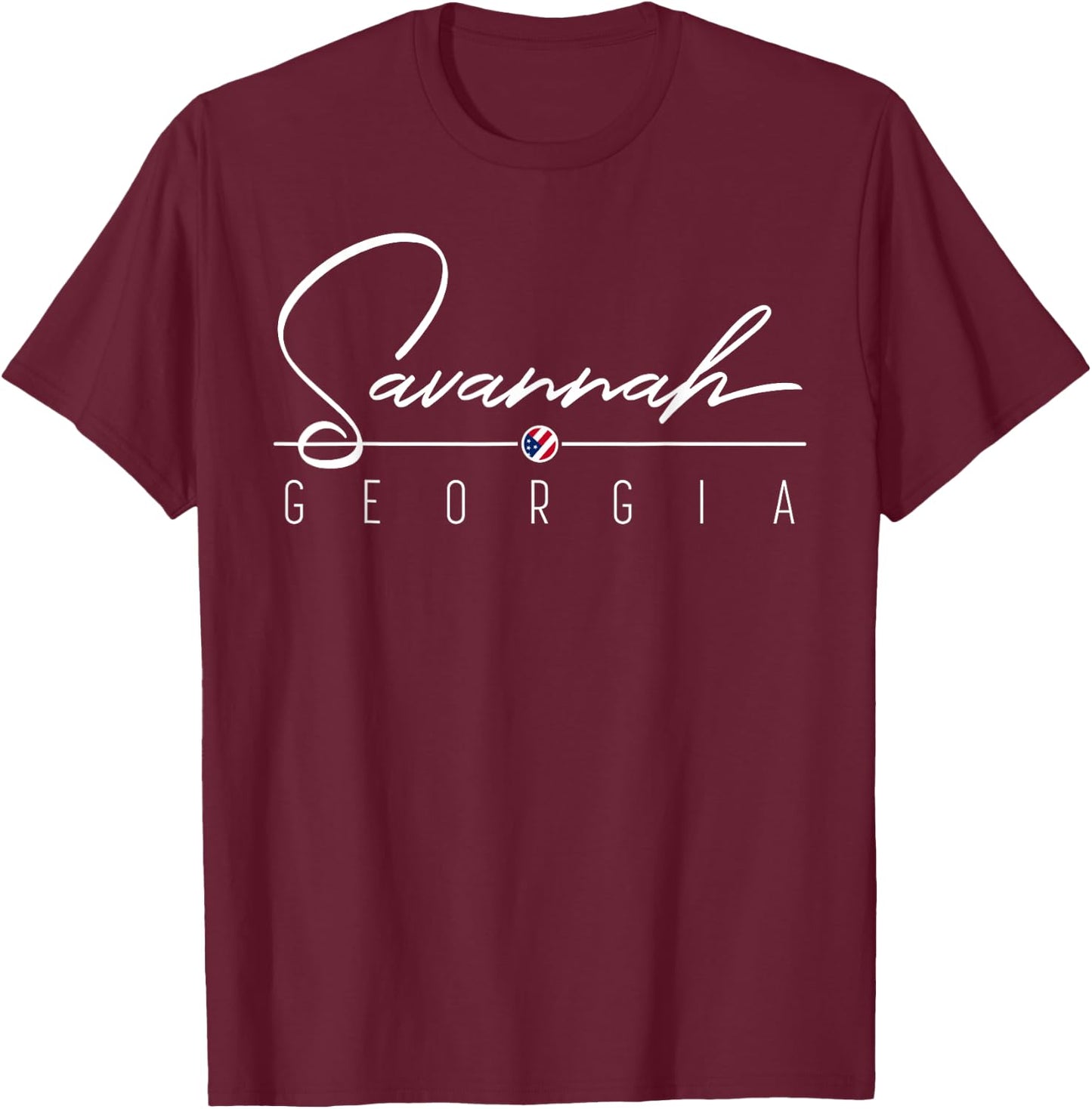 Savannah GA T-Shirt - T-Shirt | Maroon