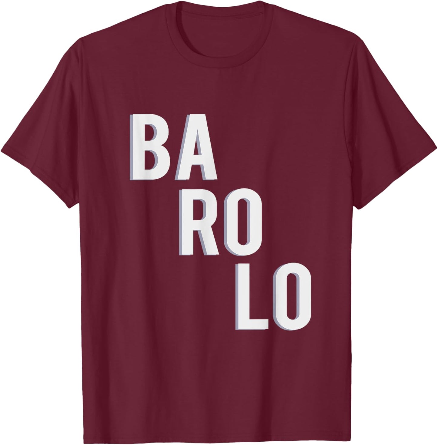 Barolo Wine Shirt | Stylish Summer | Fine Italian Wine T-Shirt - T-Shirt | Maroon