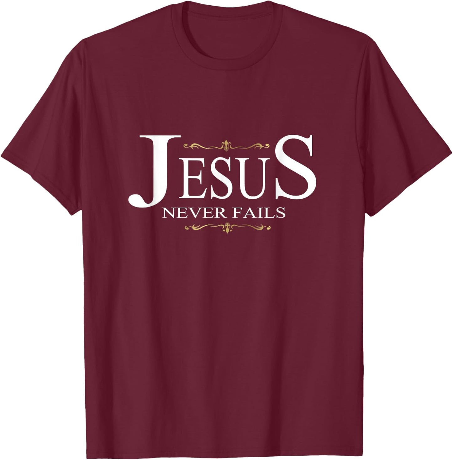 Christian Gospel and Bible Phrase for our Lord Jesus T-Shirt - T-Shirt | Maroon