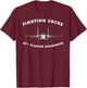 67th Fighter Squadron The Fighting Cocks F-15 Eagle T-Shirt - T-Shirt | Maroon