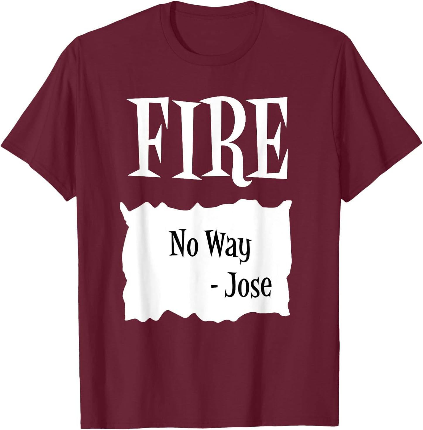 FIRE - Hot Packet Halloween Taco Costume T-Shirt - T-Shirt | Maroon