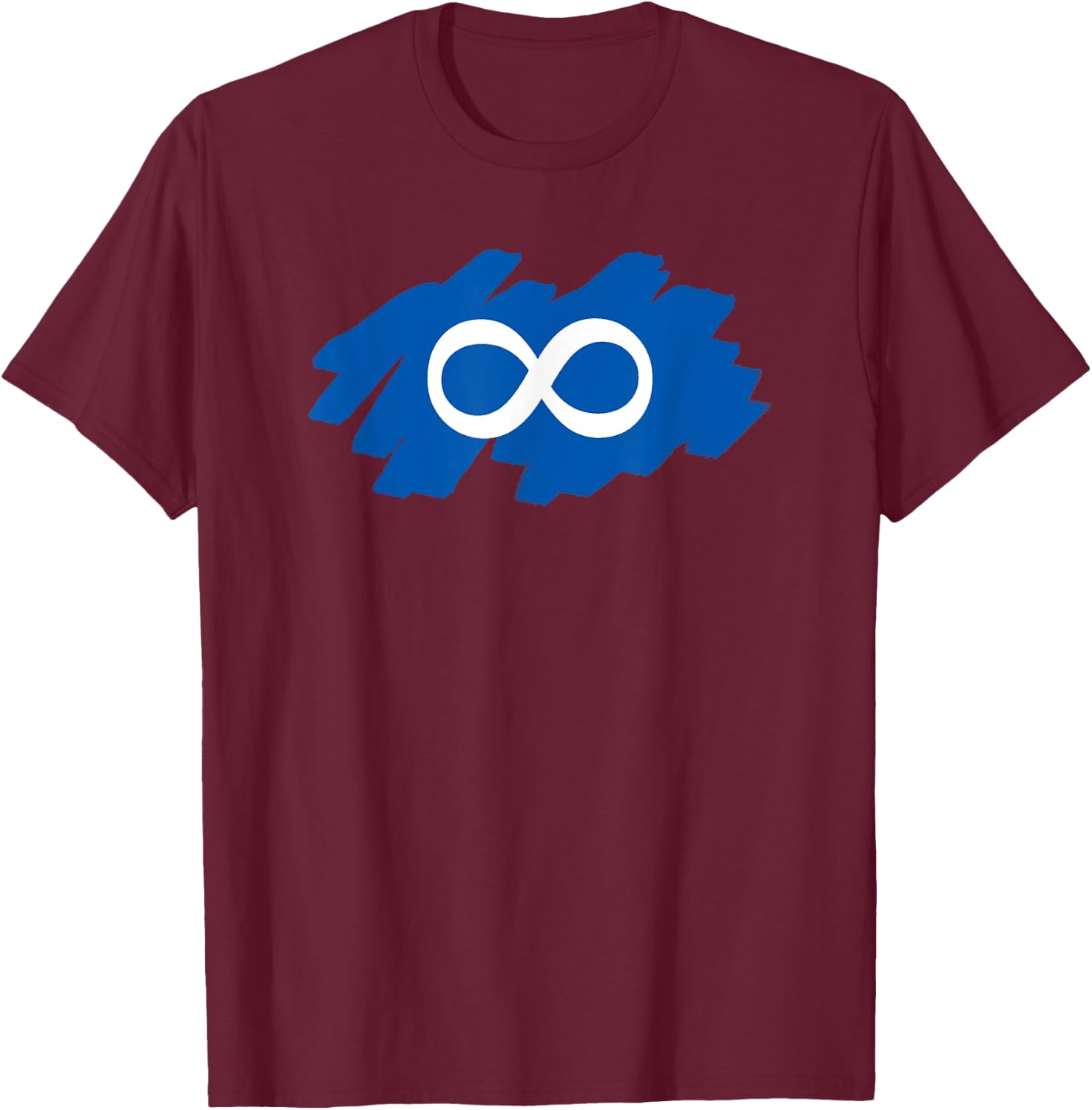 Metis shirt - proud native aboriginal infinity T-Shirt - T-Shirt | Maroon