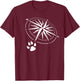 Southpaw Compass T-Shirt - T-Shirt | Maroon